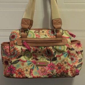 Lily Bloom Busy Bee Triple Section Purse